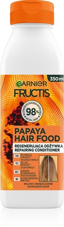 Garnier Fructis Papaya Hair Food regenerierender Conditioner für beschädigtes Haar
