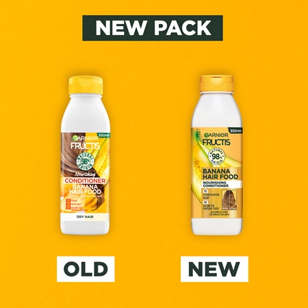Garnier Fructis Banana Hair Food подхранващ балсам за суха коса