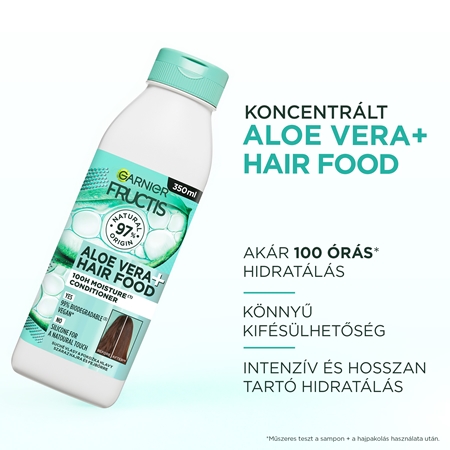 Garnier Fructis Aloe Vera Hair Food hidratáló kondicionáló normál és száraz hajra