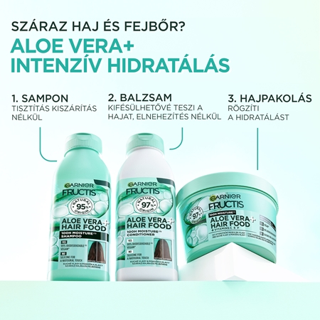 Garnier Fructis Aloe Vera Hair Food hidratáló kondicionáló normál és száraz hajra