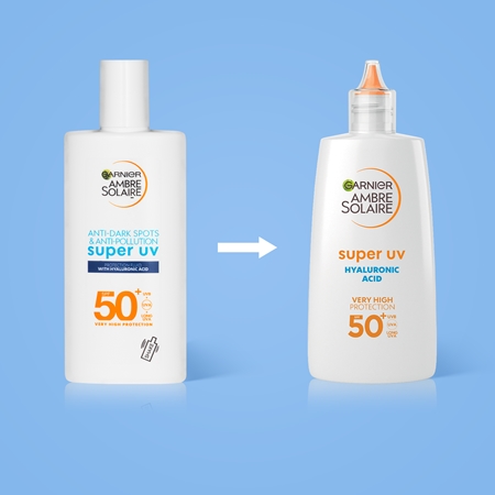 Garnier Ambre Solaire Super UV Hyaluronic Acid ľahký ochranný fluid s hydratačným účinkom