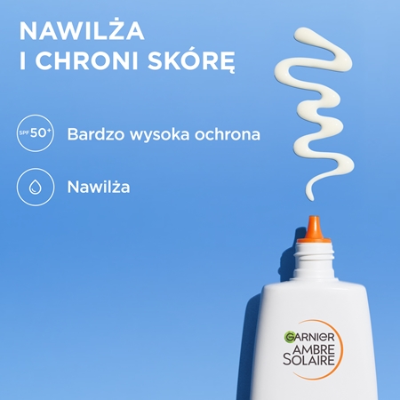 Garnier Ambre Solaire Super UV Hyaluronic Acid lekki fluid ochronny o działaniu nawilżającym