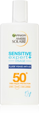 Garnier Ambre Solaire Sensitive Expert+ fluid pentru fata cu protectie solara SPF 50+