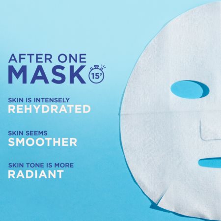 Garnier Skin Naturals Moisture+Aqua Bomb Máscara em folha com efeito hidratante com ácido hialurónico