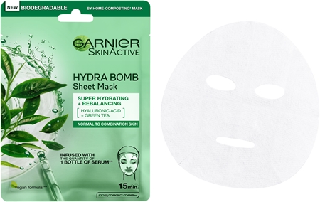 Garnier Textil Masks Hydra Bomb Moisturising face sheet mask
