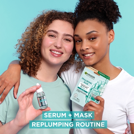 Garnier Textil Masks Hyaluronic Aloe hidratáló gézmaszk aloe verával