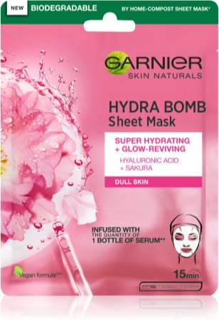 Garnier Skin Naturals Hydra Bomb masque tissu illuminateur