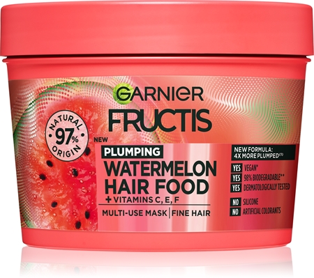Garnier Fructis Watermelon Hair Food masca revitalizanta pentru par slab