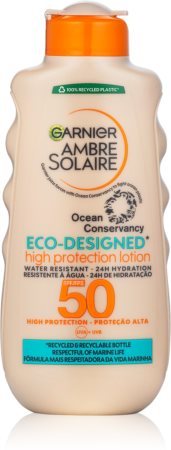 Garnier Ambre Solaire Eco-Designed Protection Lotion Päikesekaitsekreem UVA ja UVB filtritega