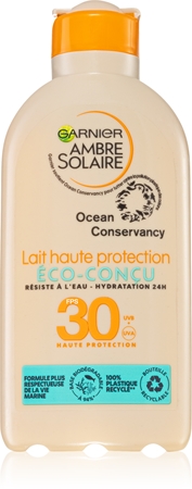 Garnier Ambre Solaire Eco-Designed Protection Lotion voděodolné mléko na opalování SPF 30