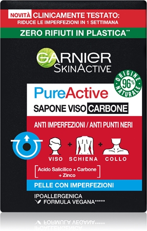 Garnier Pure Active Charcoal sabonete de limpeza