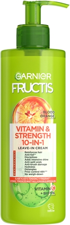 Garnier Fructis Vitamin & Strength φροντίδα χωρίς ξέβγαλμα για την ενίσχυση μαλλιών
