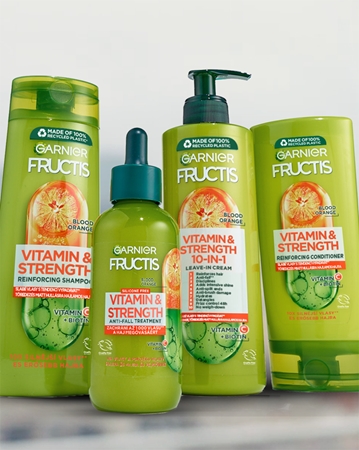 Garnier Fructis Vitamine & Forza shampoo rinforzante per capelli rovinati