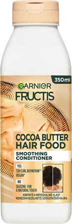 Garnier Fructis Cocoa Butter Hair Food Udglattende balsam Til uregerligt og kruset hår
