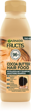 Garnier Fructis Cocoa Butter Hair Food glättendes Shampoo für widerspenstiges Haar