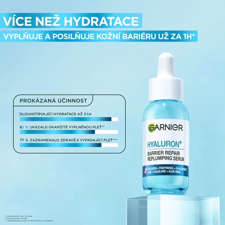 Garnier Hyaluron + hydratační sérum s kyselinou hyaluronovou