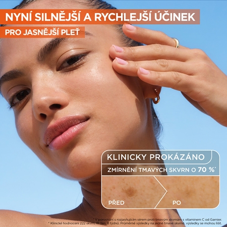 Garnier Skin Naturals Vitamin C rozjasňující noční sérum s 10 % čistého vitamínu C