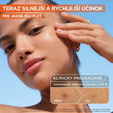 Garnier Skin Naturals Vitamin C rozjasňujúce nočné sérum s 10 % čistým vitamínom C