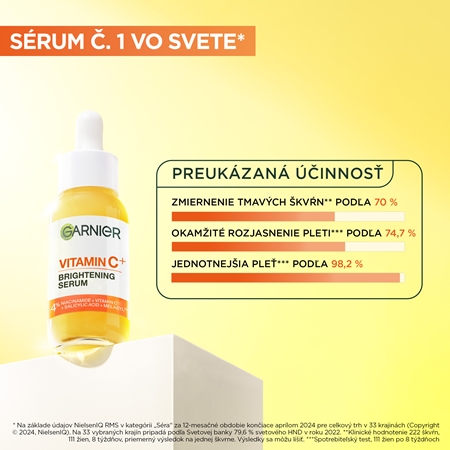 Garnier Vitamin C rozjasňujúce sérum s vitamínom C
