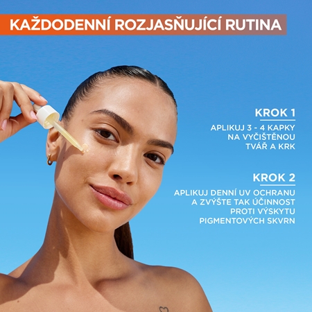Garnier Skin Naturals Vitamin C rozjasňující noční sérum s 10 % čistého vitamínu C