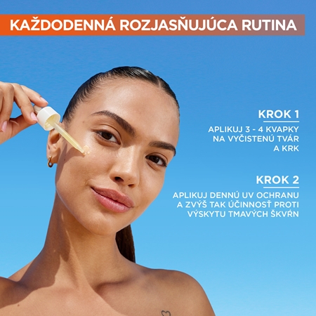 Garnier Skin Naturals Vitamin C rozjasňujúce nočné sérum s 10 % čistým vitamínom C