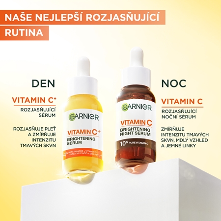 Garnier Skin Naturals Vitamin C rozjasňující noční sérum s 10 % čistého vitamínu C