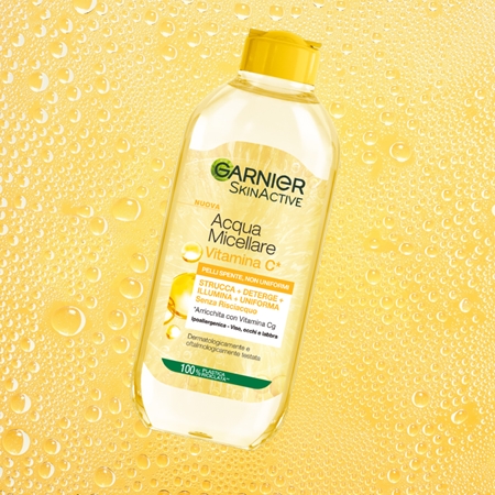 Garnier Skin Active Vitamina C acqua micellare struccante e detergente