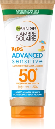 Garnier Ambre Solaire Advanced Sensitive Kids creme protetor para bebé