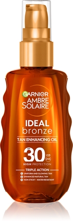 Garnier Ambre Solaire Ideal Bronze pečující a opalovací olej SPF 30