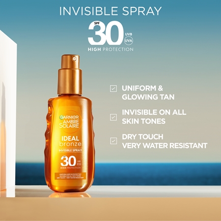 Garnier Ambre Solaire Ideal Bronze pečující a opalovací olej SPF 30