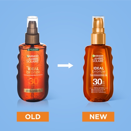 Garnier Ambre Solaire Ideal Bronze pečující a opalovací olej SPF 30