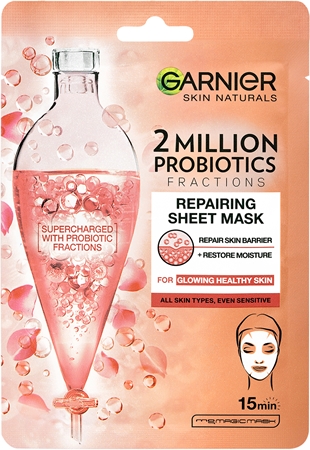 Garnier Textil Masks 2 Million Probiotics αναγεννητική μάσκα για το πρόσωπο