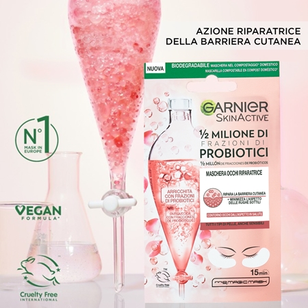 Garnier Skin Active maschera per gli occhi con probiotici