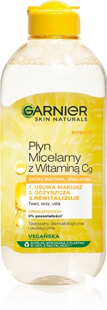 Garnier Skin Naturals Vitamin C очищуюча міцелярна вода для зняття макіяжу