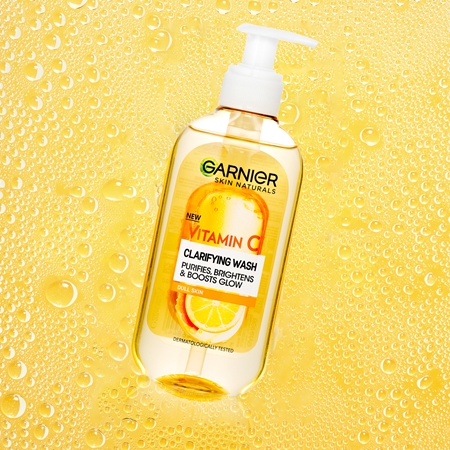 Garnier Vitamin C Brightening Gel Cleanser for the face
