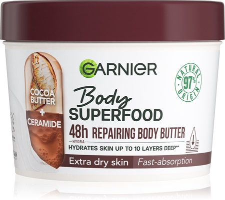 Garnier Body SuperFood výživné tělové máslo s kakaem
