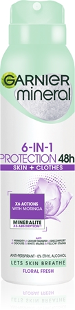 Garnier Mineral 5 Protection Antiperspirant Spray uden alkohol