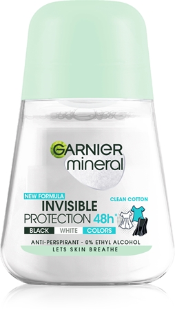 Garnier Mineral Black White Color rutulinis antiperspirantas