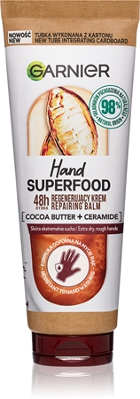 Garnier Hand Superfood regeneruojamasis rankų kremas su kakava