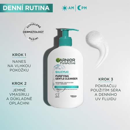 Garnier Pure Active hydratační čisticí gel proti nedokonalostem pleti