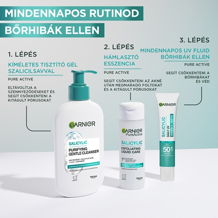 Garnier Pure Active hidratáló tisztító gél a bőr tökéletlenségei ellen