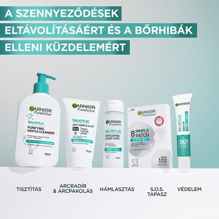 Garnier Pure Active hidratáló tisztító gél a bőr tökéletlenségei ellen