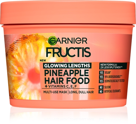 Garnier Fructis Pineapple Hair Food masca revitalizanta pentru păr lung
