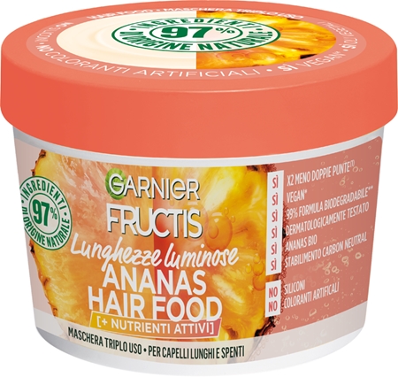Garnier Fructis Pineapple Hair Food revitalizační maska pro dlouhé vlasy