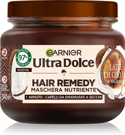 Garnier Ultra Dolce Latte di Cocco e Macadamia maschera per capelli nutriente
