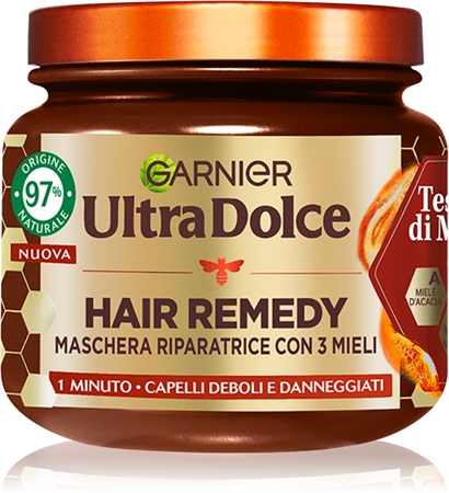 Garnier Ultra Doux Honey Treasures αναγεννητική μάσκα για κατεστραμμένα μαλλιά