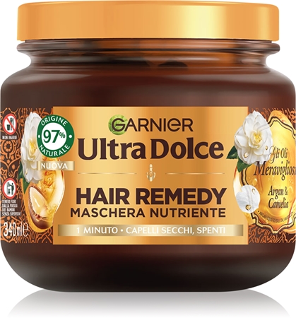 Garnier Ultra Doux Argan Oil and Camelia mascarilla nutritiva para cabello seco