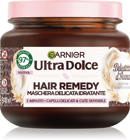 Garnier Ultra Dolce Delicatezza d’Avena maschera idratante capelli per pelli sensibili