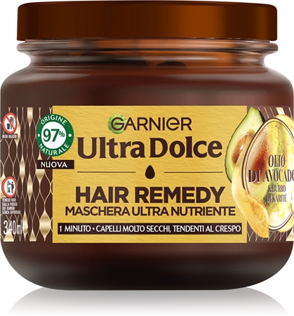 Garnier Ultra Doux Avocado Oil and Shea Butter máscara nutritiva para cabelo seco
