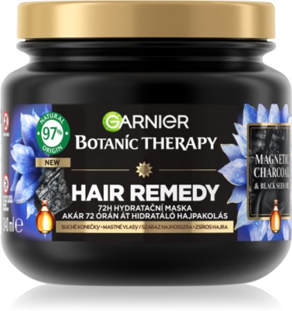Garnier Botanic Therapy Hair Remedy Hydratisierende Maske für fettige Kopfhaut und trockene Spitzen